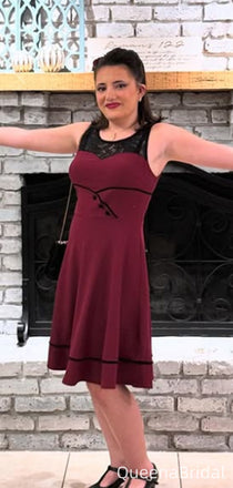 Formal Illusion Sleeveless A-line Short Mini Homecoming Dress,QB1055