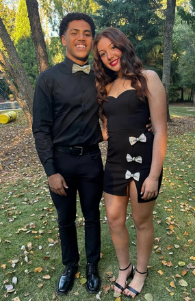 Cute Black Sweetheart Bow Homecoming Dress Graduation Party Dress , QB0923