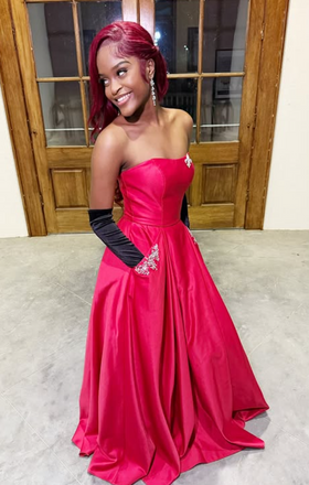 Sexy Red A-line Sweetheart Long Formal Gown to Impress,WGP1833