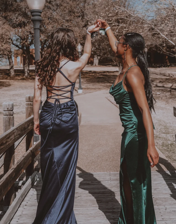 Popular Blue Spaghetti Straps Long Formal Gown to Impress,WGP1895