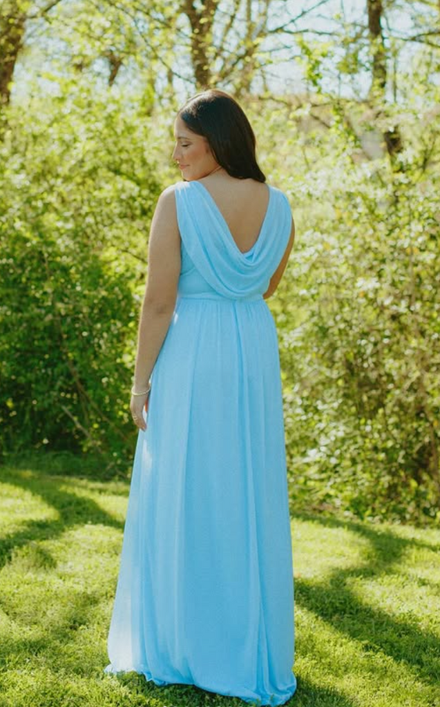 Elegant Blue A-line Long Formal Gown to Impress,WGP1934