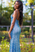 Sparkly Blue Mermaid Long Formal Gown to Impress,WGP1933