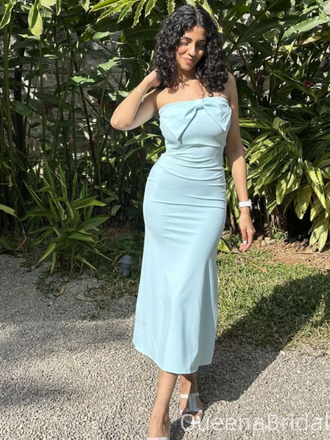 Popular Green Bow Mermaid Long Formal Gown to Impress,WGP1949