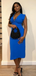 Popular Blue V-neck Mermaid Long Formal Gown to Impress,WGP1952