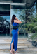 Popular Blue Jewel Mermaid Long Formal Gown to Impress,WGP1950