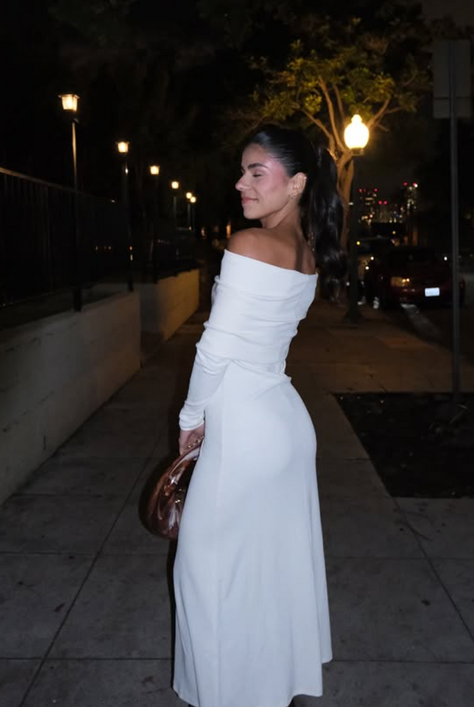 Sexy White Off-shoulder Mermaid Long Formal Gown to Impress,WGP1948