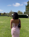 Sexy Pink Mermaid Straight Across Long Formal Gown to Impress,WGP1963