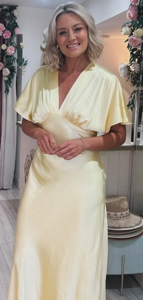 Popular Yellow V-neck Mermaid Long Formal Gown to Impress,WGP1968