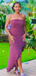 Sexy Purple Mermaid Slit Long Formal Gown to Impress,WGP1959