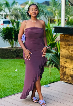 Sexy Purple Mermaid Slit Long Formal Gown to Impress,WGP1959