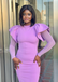 Sexy Purple Mermaid Long Sleeve Long Formal Gown to Impress,WGP1960
