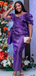 Sexy Purple Mermaid Off-shoulder Long Formal Gown to Impress,WGP1962