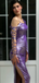 Sexy Purple Mermaid One-Sleeve Long Formal Gown to Impress,WGP1961