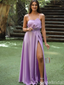Popular Purple Spaghetti Straps Long Formal Gown to Impress,WGP1979