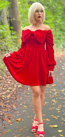 Popular Red Long Sleeve Homecoming Dress Graduation Party Dress , QB0953