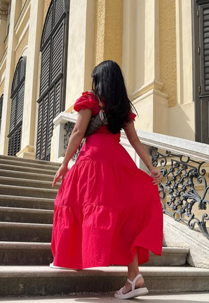 Popular Red A-line Off-shoulder Long Formal Gown to Impress,WGP1972