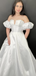 Popular White Off-shoulder A-line Long Formal Gown to Impress,WGP1975