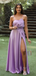 Popular Purple Spaghetti Straps Long Formal Gown to Impress,WGP1979
