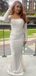 Popular White Long Sleeve Mermaid Long Formal Gown to Impress,WGP1981