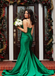 Popular Green Mermaid Sweetheart Slit Long Formal Gown to Impress,WGP1991