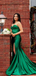 Popular Green Mermaid Sweetheart Slit Long Formal Gown to Impress,WGP1991