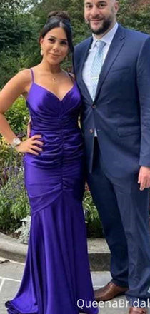 Elegant Spaghetti Strap V-neck Mermaid Long Formal Gown to Impress,WGP2130