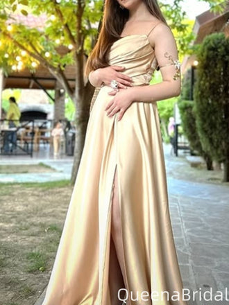Gorgeous Spaghetti Strap A-line Long Formal Gown to Impress,WGP2134