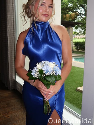 Elegant Halter Mermaid Long Prom Dress Ideas, Evening Party Dresses,WGP2140