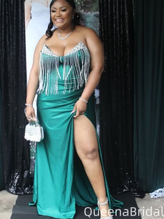 Gorgeous Strapless V-neck Mermaid Long Prom Dress Ideas, Evening Party Dresses,WGP2143