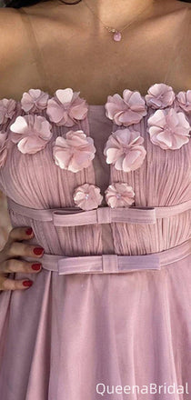 Elegant Strapless A-line Short Mini Homecoming Dress,QB1062