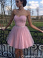 Gorgeous Strapless Sweetheart A-line Short Mini Homecoming Dress,QB1064