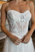 Elegant White Pleats Lace Appliques Tulle A-Line Long Cheap Wedding Dresses,WGP217