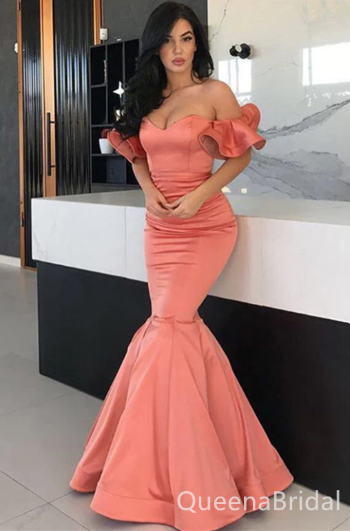 Sexy Sweetheart Off-the-shoulder Mermaid Evening Gown Long Formal Dresses Prom Dresses ,WGP802