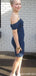 Casual Off-shoulder Sheath Short Mini Homecoming Dress,QB1076