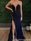 Sexy Strapless V-neck Notched Mermaid Long Formal Gown to Impress,WGP2150