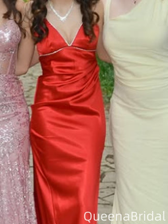 Elegant Spaghetti Strap V-neck Mermaid Long Formal Gown to Impress,WGP2154