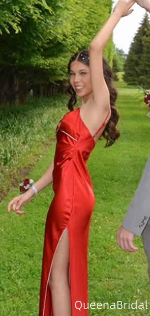 Elegant Spaghetti Strap V-neck Mermaid Long Formal Gown to Impress,WGP2154