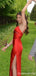 Elegant Spaghetti Strap V-neck Mermaid Long Formal Gown to Impress,WGP2154