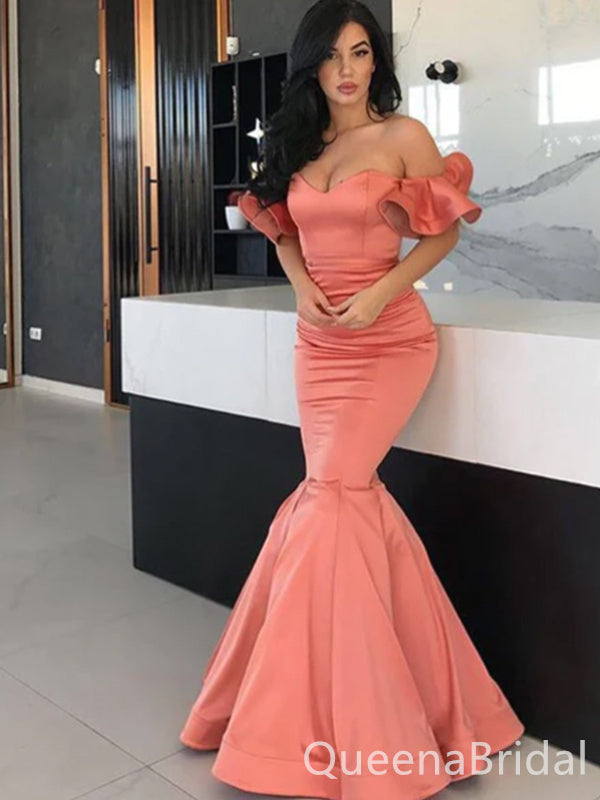 Sexy Sweetheart Off-the-shoulder Mermaid Evening Gown Long Formal Dresses Prom Dresses ,WGP802