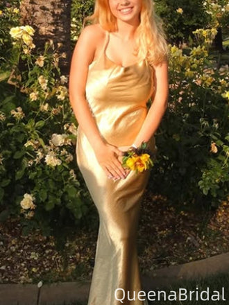 Casual Spaghetti Strap Mermaid Long Formal Gown to Impress,WGP2155