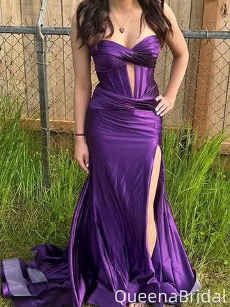 Elegant Strapless Sweetheart Mermaid Long Formal Gown to Impress,WGP2157