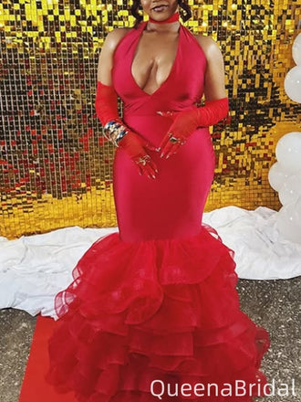 Sexy Deep V-neck Mermaid Long Formal Gown to Impress,WGP2159