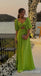 Stylish Green Sweetheart A-line Long Prom Dresses to Impress ,WGP1540