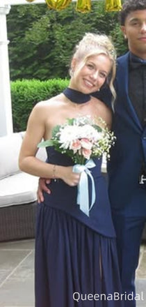 Casual Halter Strapless Mermaid Long Formal Gown to Impress,WGP2164