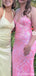 Casual Spaghetti Strap V-neck Mermaid Long Formal Gown to Impress,WGP2019
