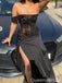 Gorgeous One-shoulder Off-shoulder Mermaid Long Formal Gown to Impress,WGP2165