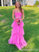 Elegant Tulle A-line Long Prom Dresses to Impress ,WGP1545