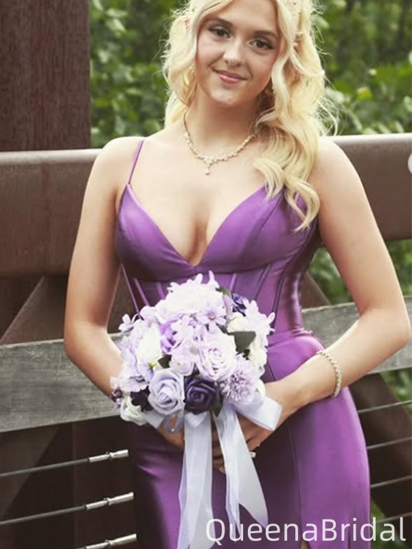Elegant Spaghetti Strap V-neck Mermaid Long Formal Gown to Impress,WGP2167