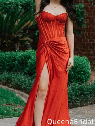 Gorgeous Strapless Mermaid Long Formal Gown to Impress,WGP2171