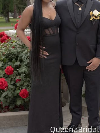 Formal Spaghetti Strap V-neck Mermaid Long Formal Gown to Impress,WGP2020